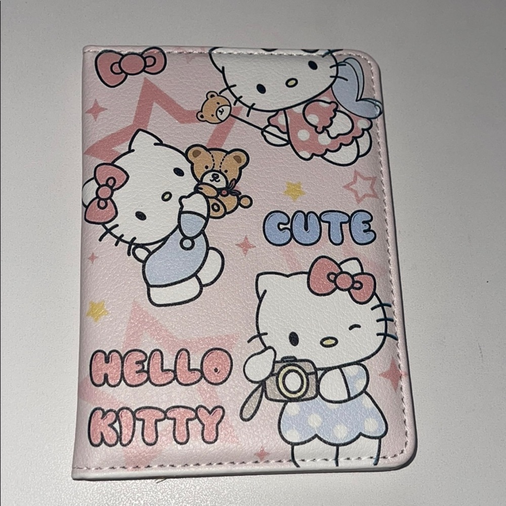 Hello Kitty Pink and White Wallet